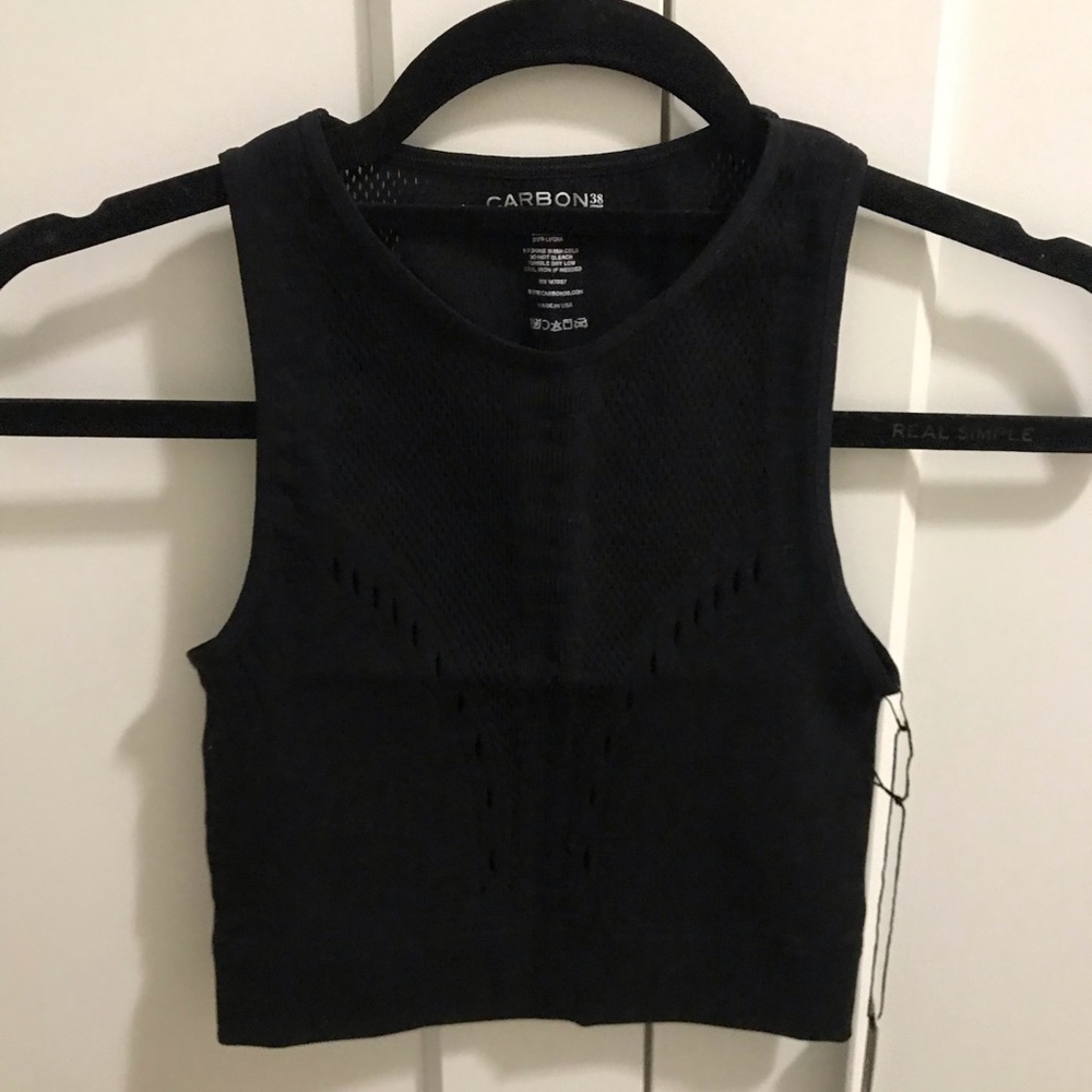 Carbon 38 workout top / bra